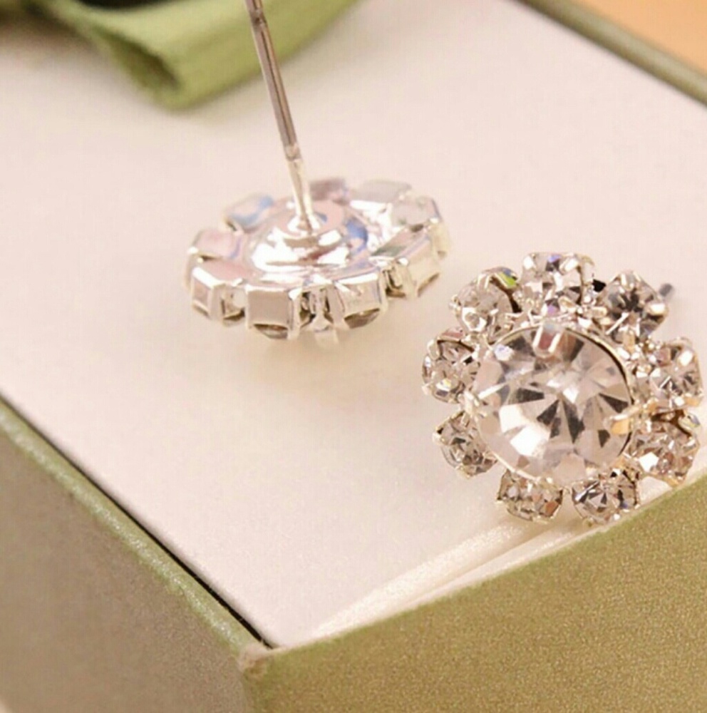 Beautiful Crystal Earrings - Picture 5 of 10